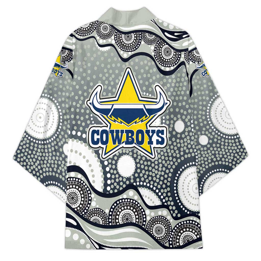 North Queensland Cowboys Kimono Aboriginal Dot Pattern - Rugby Mascot Heritage Pride