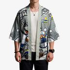 North Queensland Cowboys Kimono Aboriginal Dot Pattern - Rugby Mascot Heritage Pride