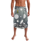 North Queensland Cowboys Lavalava Aboriginal Dot Pattern - Rugby Mascot Heritage Pride