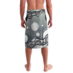 North Queensland Cowboys Lavalava Aboriginal Dot Pattern - Rugby Mascot Heritage Pride