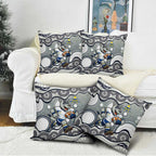 North Queensland Cowboys Pillow Cover Aboriginal Dot Pattern - Rugby Mascot Heritage Pride