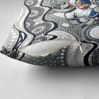 North Queensland Cowboys Pillow Cover Aboriginal Dot Pattern - Rugby Mascot Heritage Pride