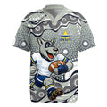 North Queensland Cowboys Rugby Jersey Aboriginal Dot Pattern - Rugby Mascot Heritage Pride