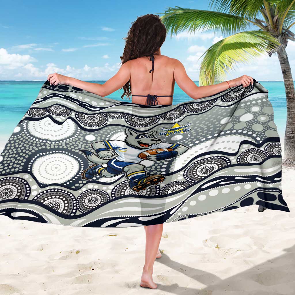 North Queensland Cowboys Sarong Aboriginal Dot Pattern - Rugby Mascot Heritage Pride