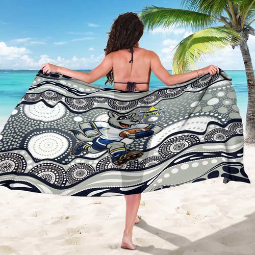 North Queensland Cowboys Sarong Aboriginal Dot Pattern - Rugby Mascot Heritage Pride