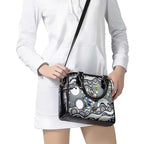 North Queensland Cowboys Shoulder Handbag Aboriginal Dot Pattern - Rugby Mascot Heritage Pride