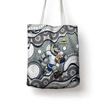 North Queensland Cowboys Tote Bag Aboriginal Dot Pattern - Rugby Mascot Heritage Pride