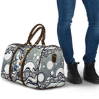 North Queensland Cowboys Travel Bag Aboriginal Dot Pattern - Rugby Mascot Heritage Pride