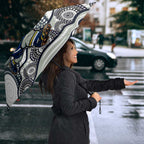 North Queensland Cowboys Umbrella Aboriginal Dot Pattern - Rugby Mascot Heritage Pride