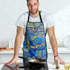 Parramatta Eels Apron Aboriginal Dot Pattern - Rugby Mascot Heritage Pride