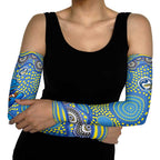 Parramatta Eels Arm Sleeves Aboriginal Dot Pattern - Rugby Mascot Heritage Pride