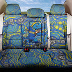 Parramatta Eels Back Car Seat Cover Aboriginal Dot Pattern - Rugby Mascot Heritage Pride