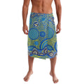 Parramatta Eels Lavalava Aboriginal Dot Pattern - Rugby Mascot Heritage Pride