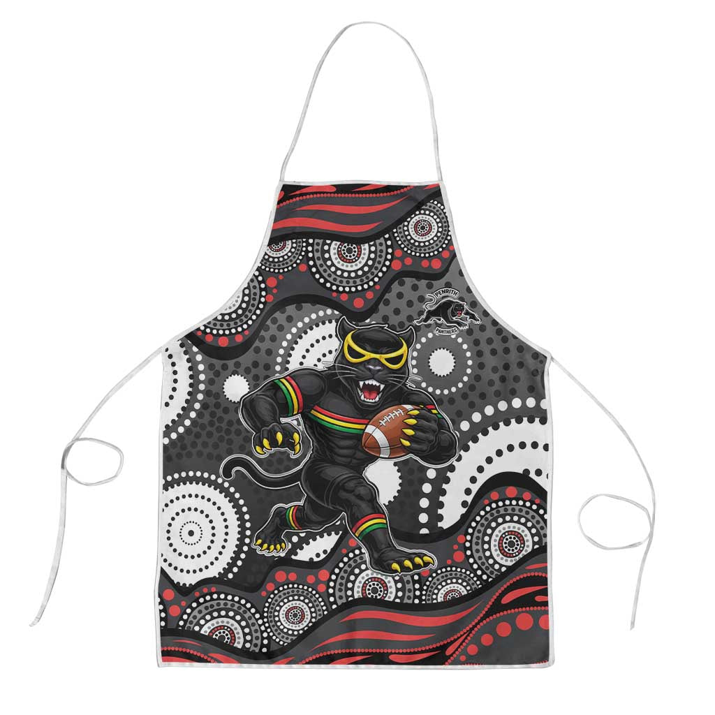 Penrith Panthers Apron Aboriginal Dot Pattern - Rugby Mascot Heritage Pride