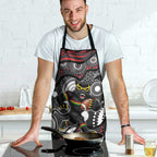 Penrith Panthers Apron Aboriginal Dot Pattern - Rugby Mascot Heritage Pride