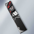 Penrith Panthers Auto Sun Shade Aboriginal Dot Pattern - Rugby Mascot Heritage Pride