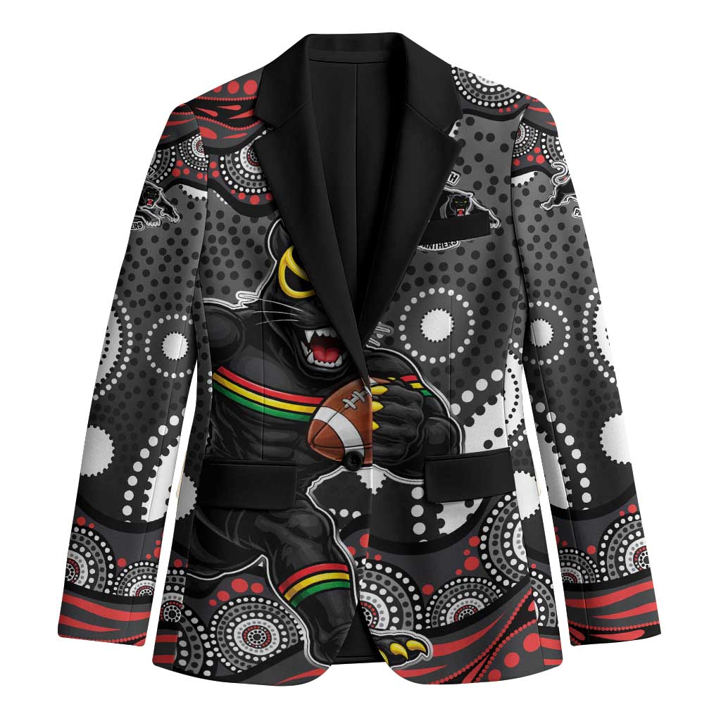 Penrith Panthers Blazer Aboriginal Dot Pattern - Rugby Mascot Heritage Pride