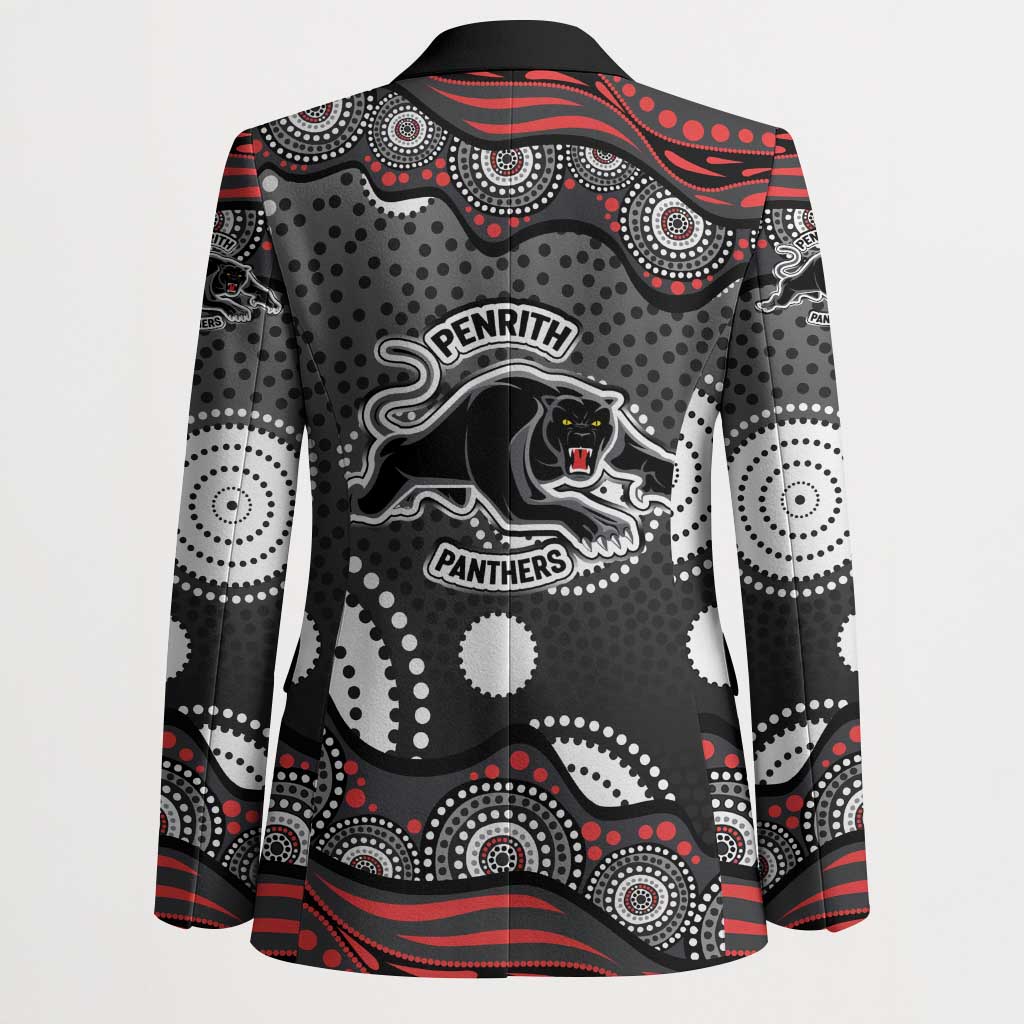 Penrith Panthers Blazer Aboriginal Dot Pattern - Rugby Mascot Heritage Pride
