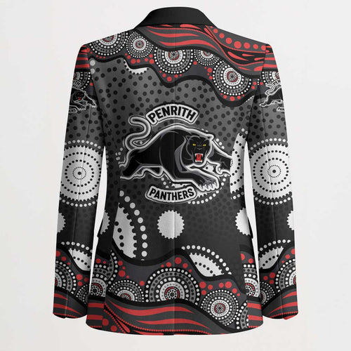 Penrith Panthers Blazer Aboriginal Dot Pattern - Rugby Mascot Heritage Pride
