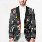 Penrith Panthers Blazer Aboriginal Dot Pattern - Rugby Mascot Heritage Pride