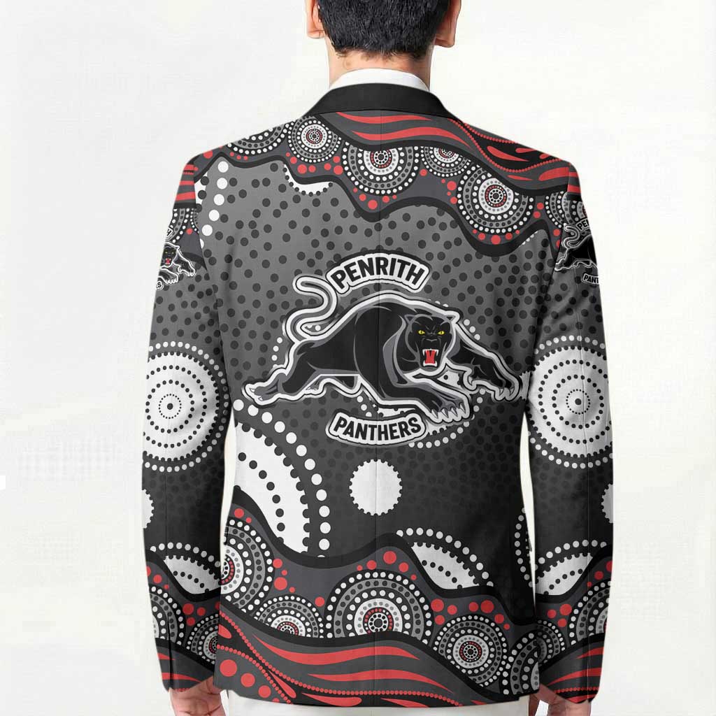 Penrith Panthers Blazer Aboriginal Dot Pattern - Rugby Mascot Heritage Pride