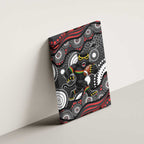 Penrith Panthers Canvas Wall Art Aboriginal Dot Pattern - Rugby Mascot Heritage Pride