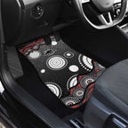 Penrith Panthers Car Mats Aboriginal Dot Pattern - Rugby Mascot Heritage Pride