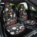 Penrith Panthers Car Seat Cover Aboriginal Dot Pattern - Rugby Mascot Heritage Pride