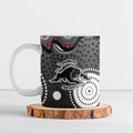 Penrith Panthers Ceramic Mug Aboriginal Dot Pattern - Rugby Mascot Heritage Pride