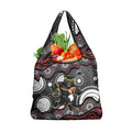 Penrith Panthers Grocery Bag Aboriginal Dot Pattern - Rugby Mascot Heritage Pride