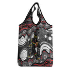 Penrith Panthers Grocery Bag Aboriginal Dot Pattern - Rugby Mascot Heritage Pride