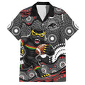 Penrith Panthers Hawaiian Shirt Aboriginal Dot Pattern - Rugby Mascot Heritage Pride