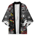 Penrith Panthers Kimono Aboriginal Dot Pattern - Rugby Mascot Heritage Pride