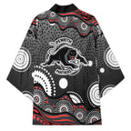 Penrith Panthers Kimono Aboriginal Dot Pattern - Rugby Mascot Heritage Pride