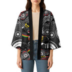 Penrith Panthers Kimono Aboriginal Dot Pattern - Rugby Mascot Heritage Pride