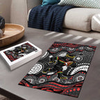 Penrith Panthers Puzzle Aboriginal Dot Pattern - Rugby Mascot Heritage Pride