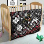 Penrith Panthers Quilt Aboriginal Dot Pattern - Rugby Mascot Heritage Pride