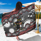 Penrith Panthers Sarong Aboriginal Dot Pattern - Rugby Mascot Heritage Pride