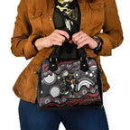 Penrith Panthers Shoulder Handbag Aboriginal Dot Pattern - Rugby Mascot Heritage Pride