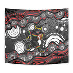 Penrith Panthers Tapestry Aboriginal Dot Pattern - Rugby Mascot Heritage Pride