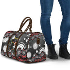 Penrith Panthers Travel Bag Aboriginal Dot Pattern - Rugby Mascot Heritage Pride