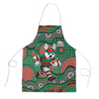 South Sydney Rabbitohs Apron Aboriginal Dot Pattern - Rugby Mascot Heritage Pride