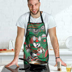 South Sydney Rabbitohs Apron Aboriginal Dot Pattern - Rugby Mascot Heritage Pride