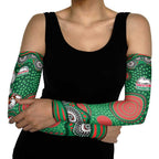 South Sydney Rabbitohs Arm Sleeves Aboriginal Dot Pattern - Rugby Mascot Heritage Pride
