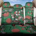 South Sydney Rabbitohs Back Car Seat Cover Aboriginal Dot Pattern - Rugby Mascot Heritage Pride