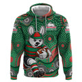 South Sydney Rabbitohs Hoodie Aboriginal Dot Pattern - Rugby Mascot Heritage Pride