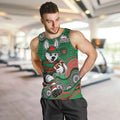 South Sydney Rabbitohs Men Tank Top Aboriginal Dot Pattern - Rugby Mascot Heritage Pride