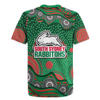 South Sydney Rabbitohs Rugby Jersey Aboriginal Dot Pattern - Rugby Mascot Heritage Pride