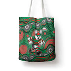 South Sydney Rabbitohs Tote Bag Aboriginal Dot Pattern - Rugby Mascot Heritage Pride