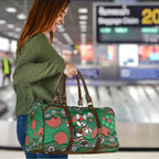 South Sydney Rabbitohs Travel Bag Aboriginal Dot Pattern - Rugby Mascot Heritage Pride